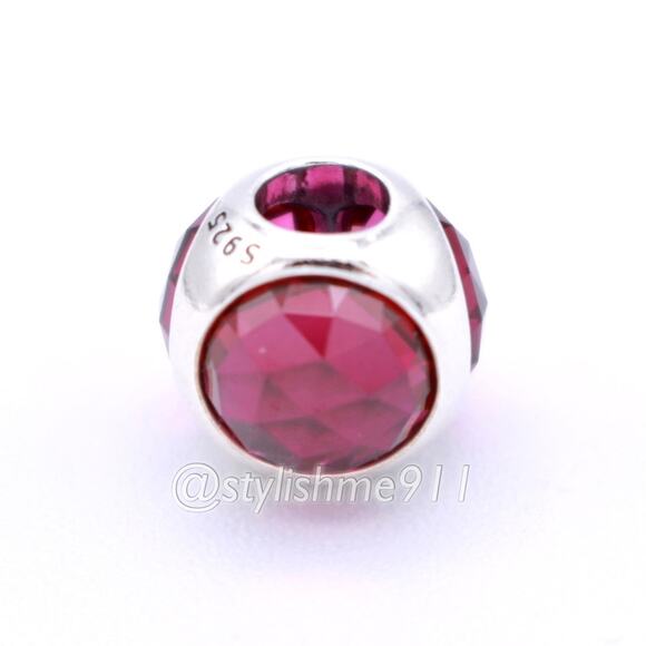 Authentic Pandora Cerise Radiant Droplet Charm - 792095NCC - Picture 6 of 11